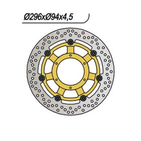 Disque de frein avant NG côté droit/gauche 6 trous de 6,25 mm pour HONDA