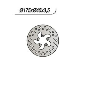 Disque de frein avant NG côté gauche 5 trous 6,25 mm pour BETAMOTOR