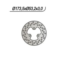 Disque de frein avant NG côté droit/gauche 3 trous 10,25 mm pour HONDA