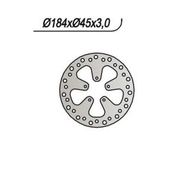 Disque de frein avant NG côté gauche 5 trous de 6,25 mm pour FACTORY