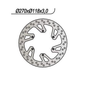 NG Vorderbremsscheibe linke Seite 6 Löcher 6,5 mm
