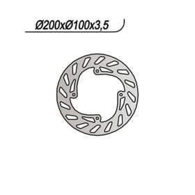 Disque de frein arrière NG côté droit 4 trous 6,25 mm pour BETAMOTOR