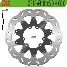 Disque de frein avant NG côté gauche 6 trous de 6,25 mm