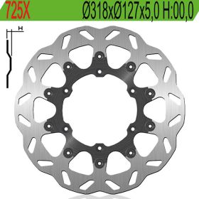 NG Vorderbremsscheibe linke Seite 6 Löcher von 6,25 mm