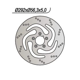 Disco freno anteriore NG lato destro 5 fori da 8,25mm per HARLEY DAVIDSON