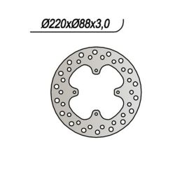 NG front brake disc left side 4 holes 6.25 mm for HONDA