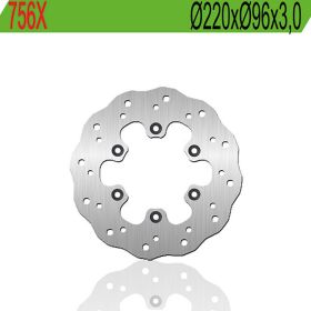 Disque de frein avant gauche NG 6 trous 9 mm pour KAWASAKI