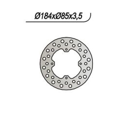 NG Hinterbremsenscheibe rechte Seite 4 Löcher 6,25 mm für SUZUKI