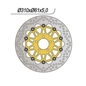 Disque de frein avant NG côté droit/gauche 5 trous 10,25 mm pour KAWASAKI