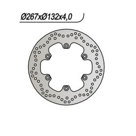 Disque de frein avant NG gauche/droite 6 trous 8,25 mm pour YAMAHA