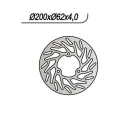 Disque de frein arrière NG côté droit 3 trous 8,25 mm pour RIEJU SMX 50
