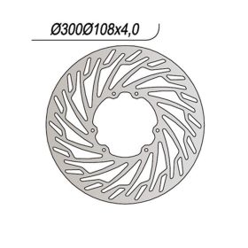 Disco freno anteriore NG lato sinistro 6 fori da 7,5mm