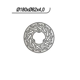 NG rear brake disc right side 3 holes 10.25 mm for SHERCO