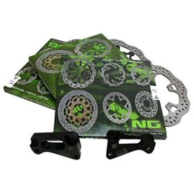 Kit dischi freno maggiorati NG Wave anteriori e posteriori D.298mm