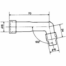 NGK XD01F Schwarze Zündkerzenkappe