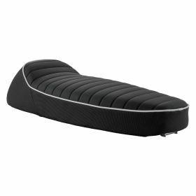 Selle de sport blanche NISA avec verrou et goupille d'ancrage inclus