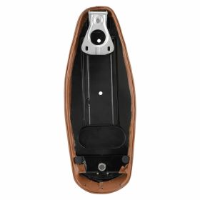 Selle de sport NISA WAVE marron RAL 8003 avec fermeture magnétique incluse