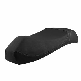 Selle de sport NISA noire avec garniture bleue