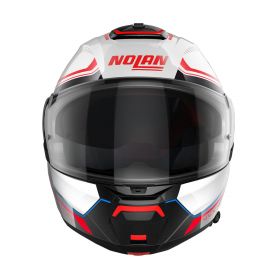 Modular Helmet NOLAN N100-6 Surveyor N-COM 024 Glossy White Black Red Blue