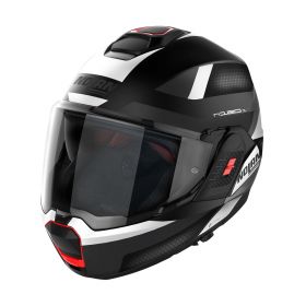 Modular Helmet NOLAN N120-1 Subway N-COM 021 Matte Black White