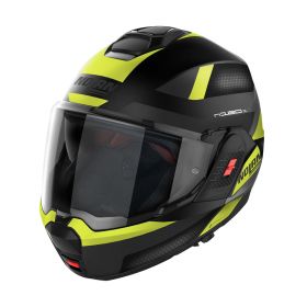 Modular Helmet NOLAN N120-1 Subway N-COM 023 Matte Black Yellow