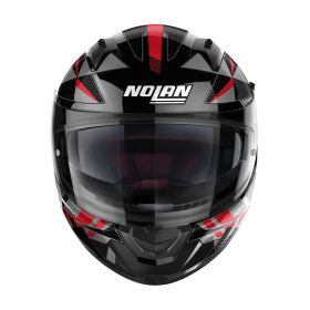 Full Face Helmet NOLAN N60-6 Wiring 074 Glossy Black Red Silver