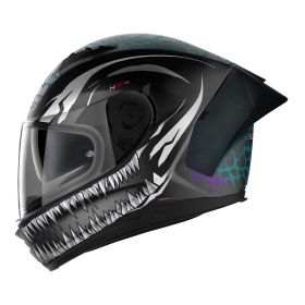 Full Face Helmet NOLAN N60-6 Sport Ravenous 028 Matte Black White