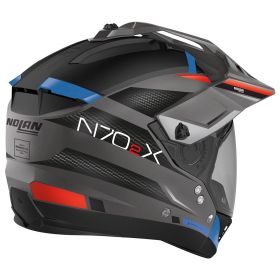 Modular Helmet NOLAN N70-2 X Earthquake N-COM 048 Matte Grey Blue