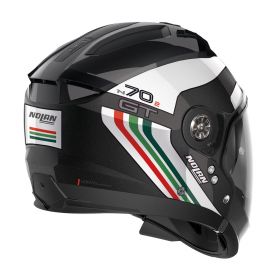 Modular Helmet NOLAN N70-2 GT Jetpack N-COM 064 Glossy Black White