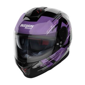 Full Face Helmet NOLAN N80-8 Meteor N-COM 070 Glossy Black Purple