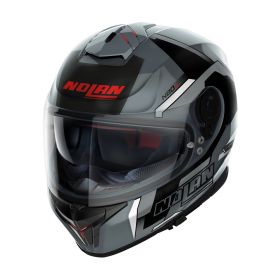 Full Face Helmet NOLAN N80-8 Wanted N-COM 076 Slate Grey Black