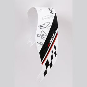 Spoiler Aerodimanico Posteriore Bianco Metal Casco Nolan X-804 RS U.C MOTO GP 22