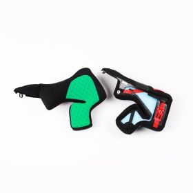 Guanciali Racing Verde Taglia L 30 mm Casco Nolan X-804 RS Ultra Carbon