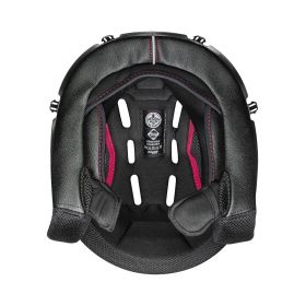 Interno Casco CLIMA COMFORT N-COM Taglia S Nero Rosso NOLAN N90-3