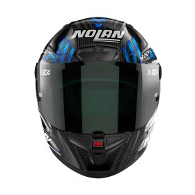 Full-face helmet NOLAN X-804 RS U Carbon Spectre 020 White Blue Chromed