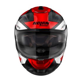 Full Face Helmet NOLAN X-903 U Carbon Starlight N-COM 073 Red White
