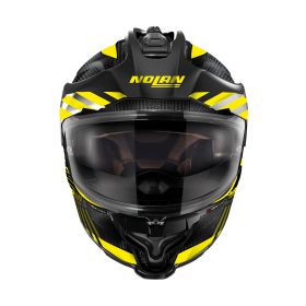 Dual Road Helmet NOLAN X-552 U Carbon Wingsuit N-COM 026 Matte Black Yellow