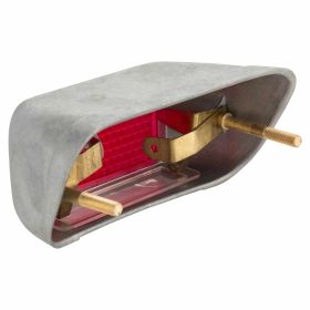 Fanale NOTARI Posteriore Rosso in Alluminio Omologato IGM