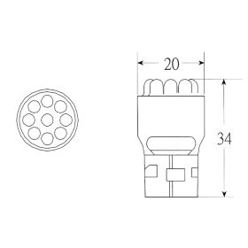 OKYAMI  MOTORCYCLE LED BULB
