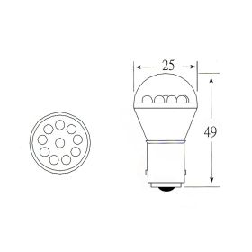 OKYAMI  MOTORCYCLE LED BULB