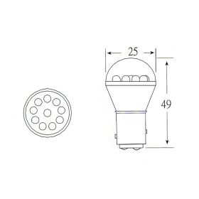 OKYAMI MOTORCYCLE LED BULB