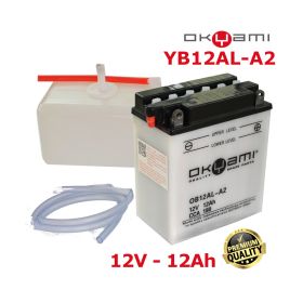 OKYAMI YB12AL-A2 MOTORCYCLE BATTERY