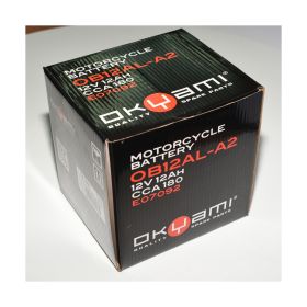 OKYAMI YB12AL-A2 MOTORCYCLE BATTERY