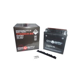 OKYAMI YTX20CH-BS MOTORCYCLE BATTERY