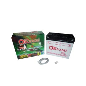 BATTERIA OKYAMI 51814 CON ACIDO A CORREDO