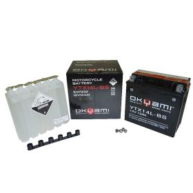 BATTERIA OKYAMI YTX14L-BS +CONF. ACIDO