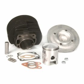 Cilindro OLYMPIA Racing 130 cc in ghisa 7 travasi 57 mm corsa 51 mm con testa