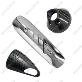 PROTEZIONE COLLETTORE CARBON MARMITTA CROMO FONDELLO SPORT CARBON T-MAX 500 2001