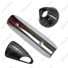 PROTEZIONE COLLETTORE CARBON MARMITTA CROMO FONDELLO SPORT CARBON T-MAX 2007