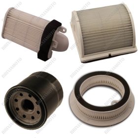 KIT FILTRI TAGLIANDO ARIA OLIO YAMAHA TMAX T-MAX 500 DAL 2001 AL 2007